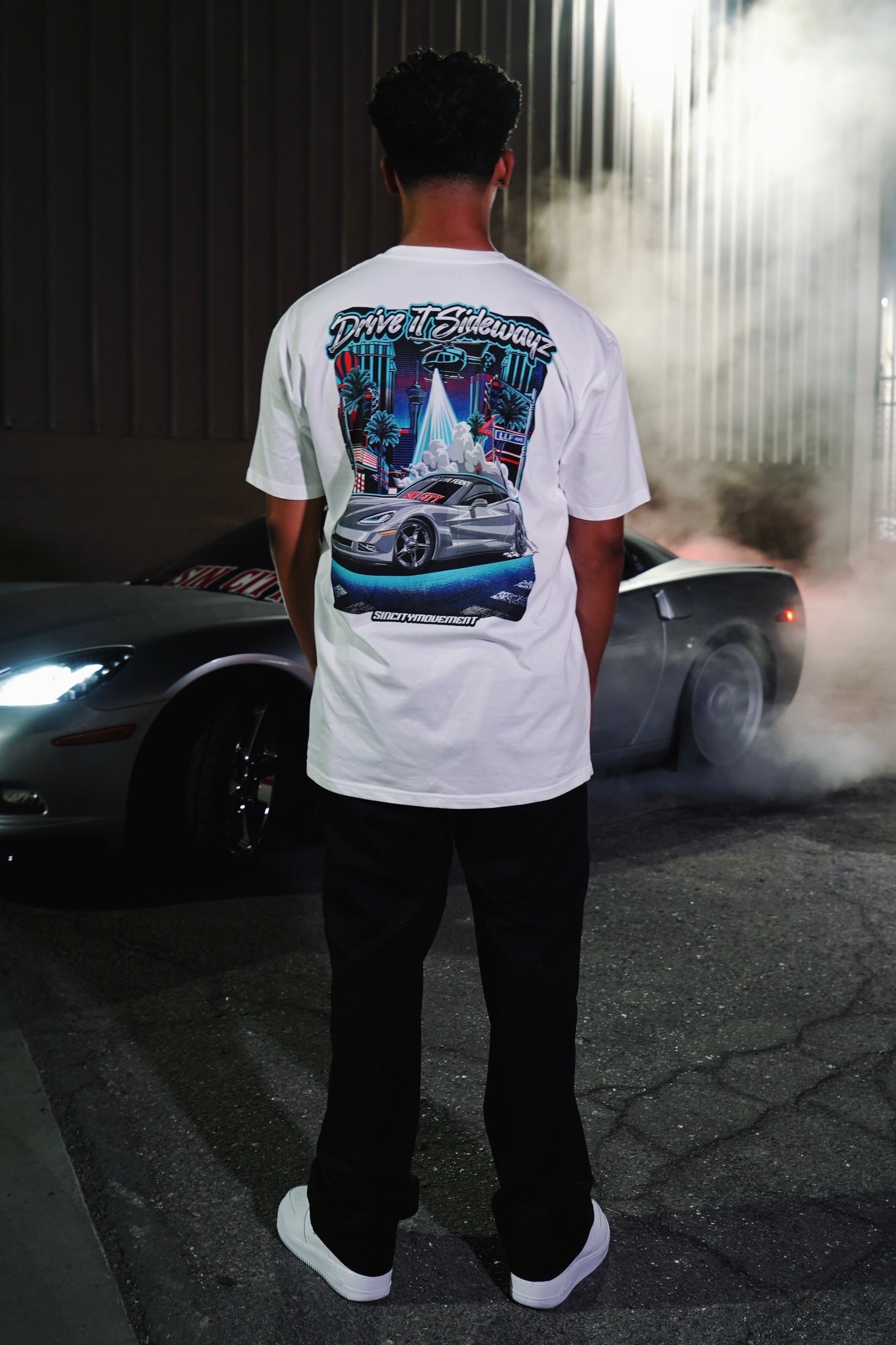 White C6 Vette Tee