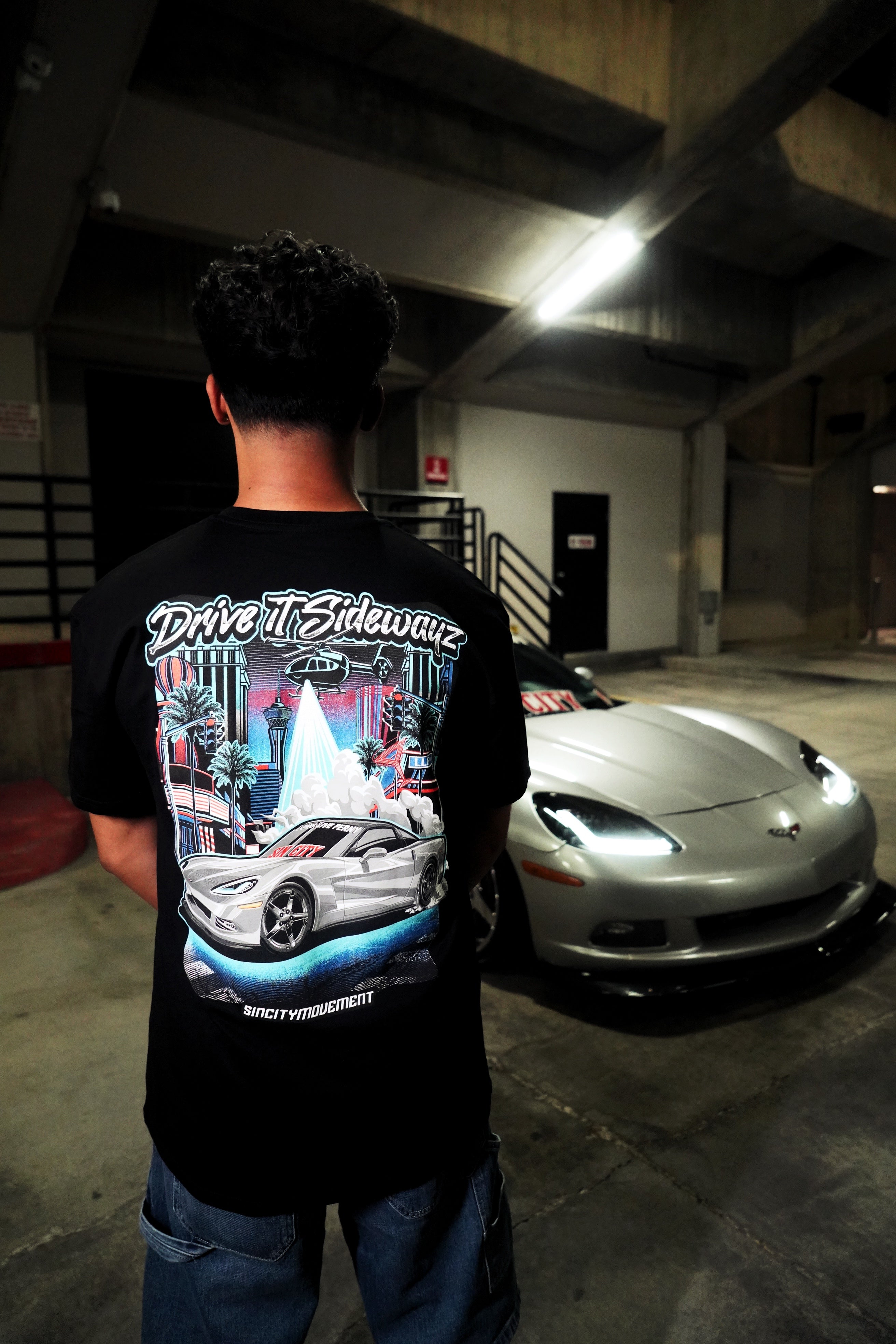 Black C6 Vette Tee