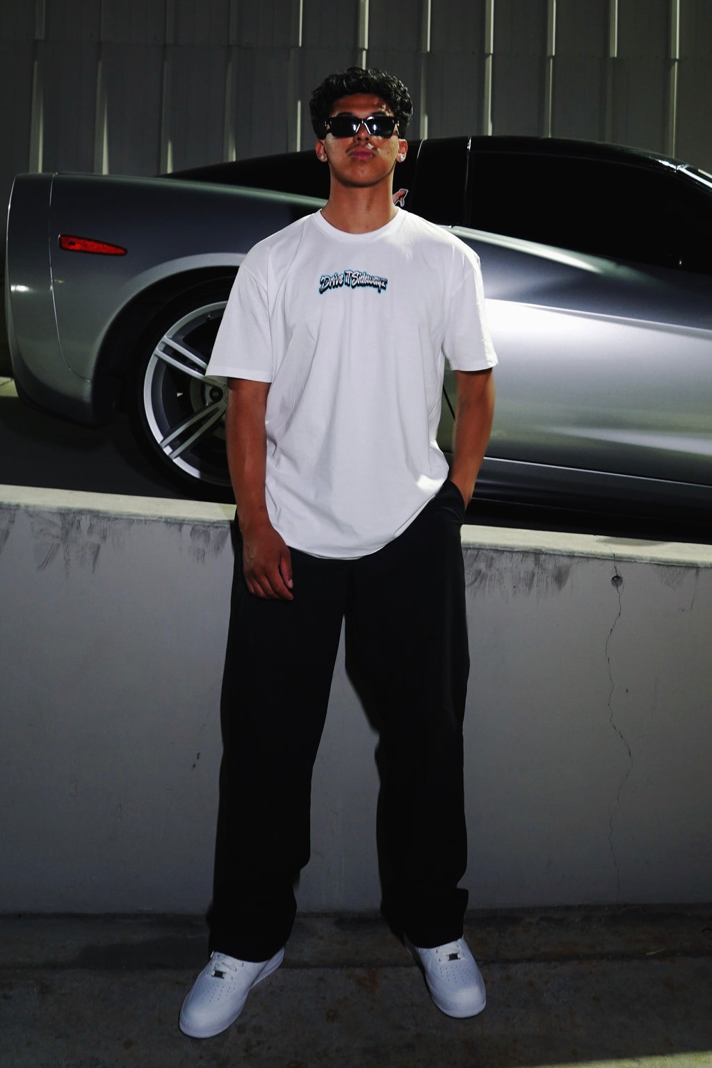 White C6 Vette Tee